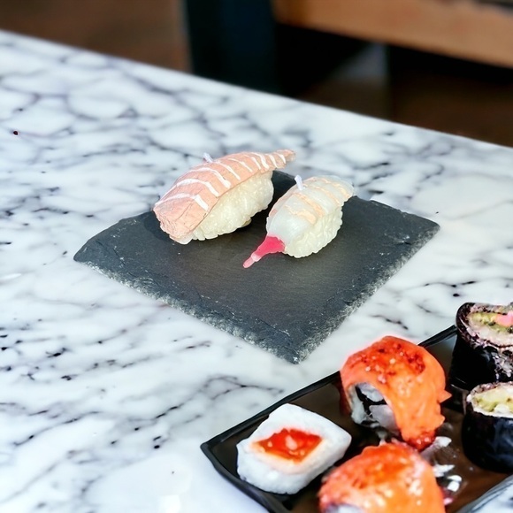 ⚠️SALE Candle // Handmade Sushi Shaped Soy Wax Candle SEND OFFERS🥳 - Picture 6 of 6